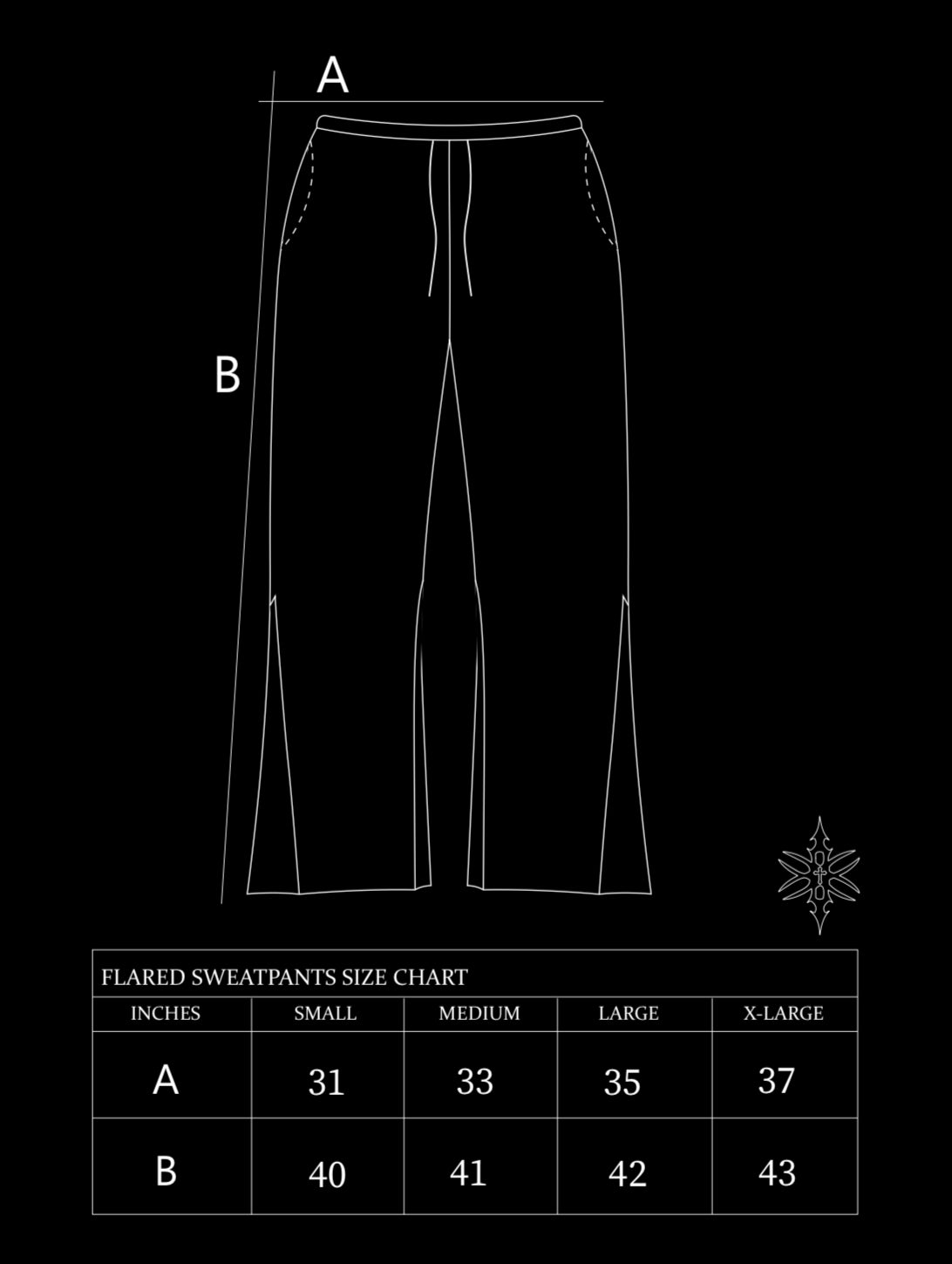 ARCHIVE FLARED SWEATPANTS