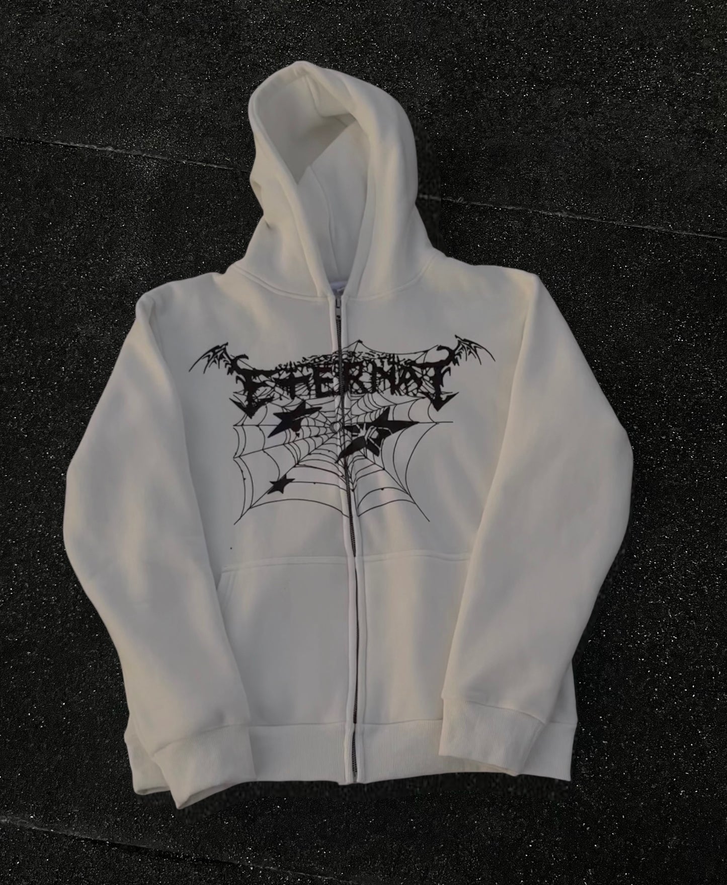 ETERNAL WEB ZIP UP (WHITE)